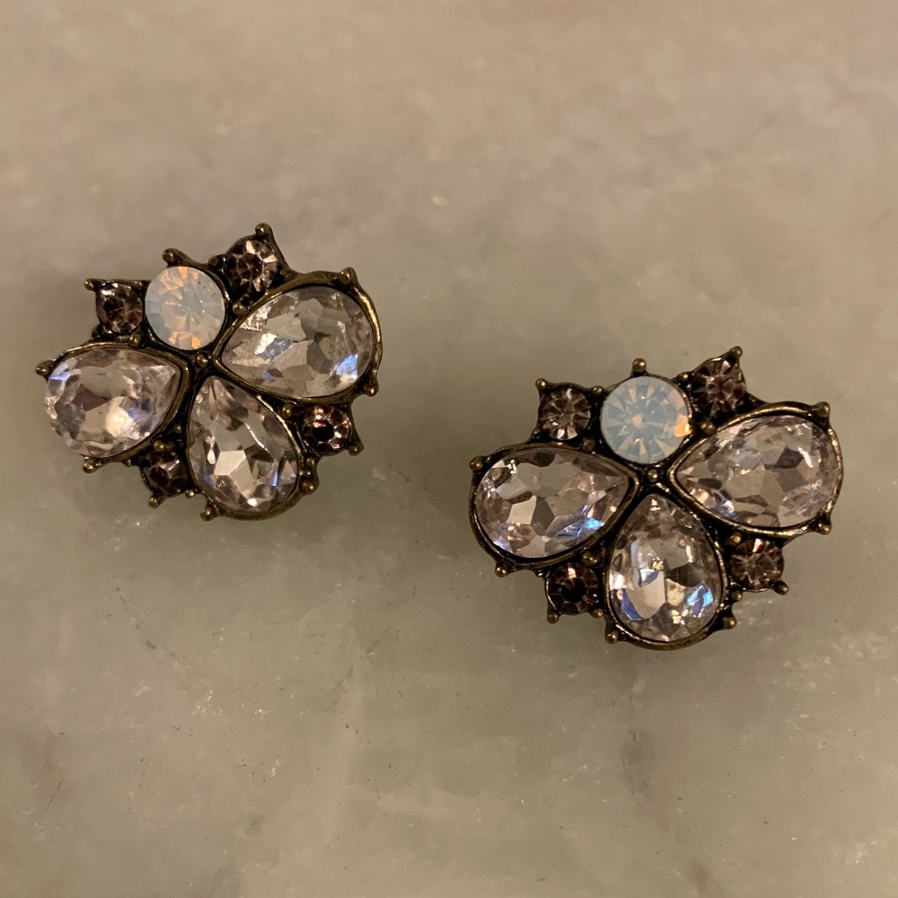 BaubleBar Rhinestone Earrings - Vintage Style